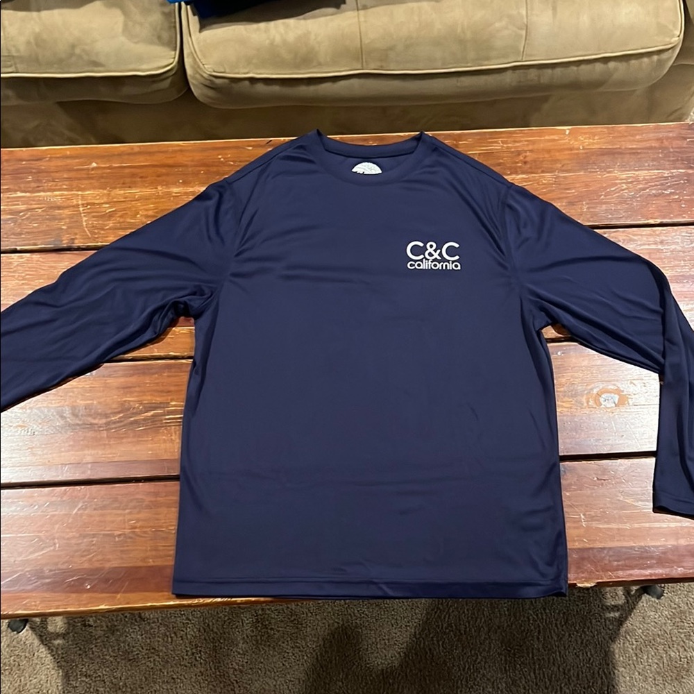 C&C California Men's Navy Swim Shirt